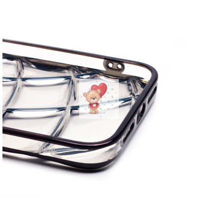 Чехол-накладка для Apple iPhone XR (прозрачный/черный) - SC340 Чехол-накладка для Apple iPhone XR (прозрачный/черный) - SC340