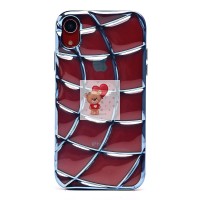 Чехол-накладка для Apple iPhone XR (прозрачный/синий) - SC340 Чехол-накладка для Apple iPhone XR (прозрачный/синий) - SC340