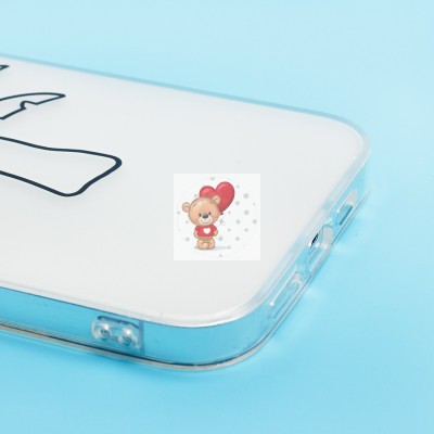 Чехол-накладка для Apple iPhone 14 Pro Max (белый/черный) - SC342 Чехол-накладка для Apple iPhone 14 Pro Max (белый/черный) - SC342