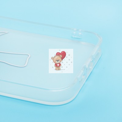 Чехол-накладка для Apple iPhone 14 Pro Max (белый/черный) - SC342 Чехол-накладка для Apple iPhone 14 Pro Max (белый/черный) - SC342