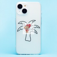 Чехол-накладка для Apple iPhone 14/iPhone 13 (белый/черный) - SC342