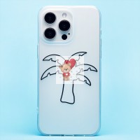 Чехол-накладка для Apple iPhone 15 Pro Max (белый/черный) - SC342