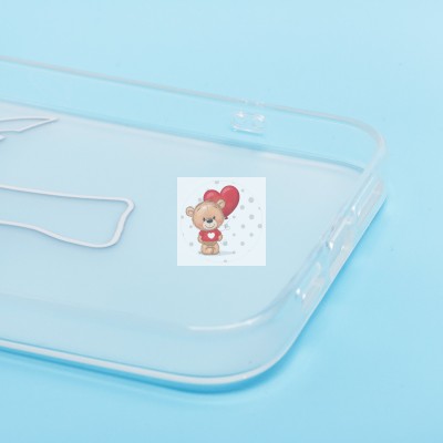 Чехол-накладка для Apple iPhone 15 Pro Max (белый/черный) - SC342