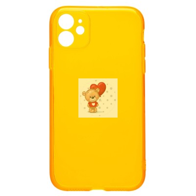 Чехол-накладка для Apple iPhone 11 (прозрачный/оранжевый) - SC344 Чехол-накладка для Apple iPhone 11 (прозрачный/оранжевый) - SC344