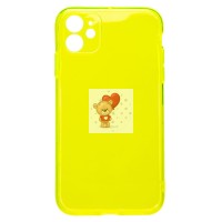 Чехол-накладка для Apple iPhone 11 (прозрачный/желтый) - SC344