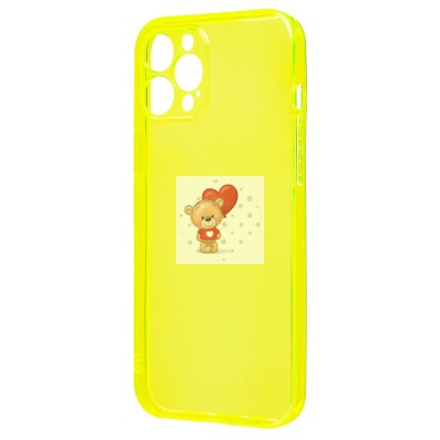 Чехол-накладка для Apple iPhone 12 Pro Max (прозрачный/желтый) - SC344 Чехол-накладка для Apple iPhone 12 Pro Max (прозрачный/желтый) - SC344