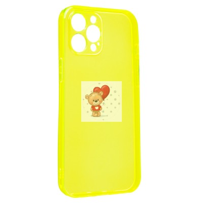 Чехол-накладка для Apple iPhone 12 Pro Max (прозрачный/желтый) - SC344 Чехол-накладка для Apple iPhone 12 Pro Max (прозрачный/желтый) - SC344