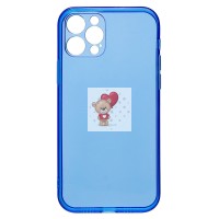Чехол-накладка для Apple iPhone 12 Pro (прозрачный/синий) - SC344 Чехол-накладка для Apple iPhone 12 Pro (прозрачный/синий) - SC344