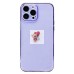 Чехол-накладка для Apple iPhone 13 Pro Max (прозрачный/фиолетовый) - SC344