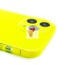 Чехол-накладка для Apple iPhone 13 Pro Max (прозрачный/желтый) - SC344