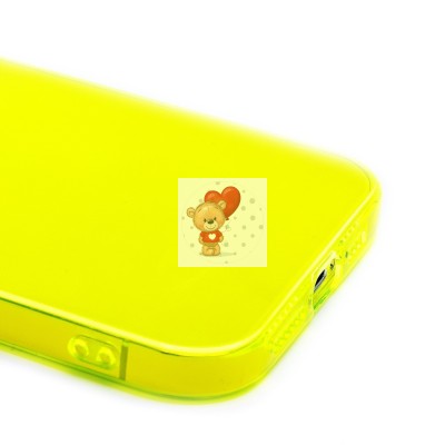 Чехол-накладка для Apple iPhone 13 Pro Max (прозрачный/желтый) - SC344