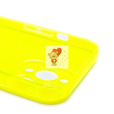 Чехол-накладка для Apple iPhone 13 Pro Max (прозрачный/желтый) - SC344