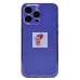 Чехол-накладка для Apple iPhone 13 Pro (прозрачный/фиолетовый) - SC344