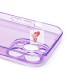 Чехол-накладка для Apple iPhone 13 Pro (прозрачный/фиолетовый) - SC344 Чехол-накладка для Apple iPhone 13 Pro (прозрачный/фиолетовый) - SC344