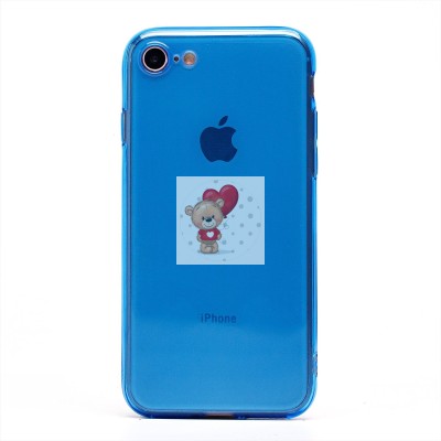 Чехол-накладка для Apple iPhone 7 (прозрачный/синий) - SC344 Чехол-накладка для Apple iPhone 7 (прозрачный/синий) - SC344