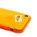 Чехол-накладка для Apple iPhone 7 (прозрачный/оранжевый) - SC344