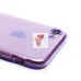 Чехол-накладка для Apple iPhone 7 (прозрачный/фиолетовый) - SC344