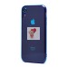 Чехол-накладка для Apple iPhone XR (прозрачный/синий) - SC344 Чехол-накладка для Apple iPhone XR (прозрачный/синий) - SC344