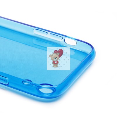 Чехол-накладка для Apple iPhone XR (прозрачный/синий) - SC344 Чехол-накладка для Apple iPhone XR (прозрачный/синий) - SC344