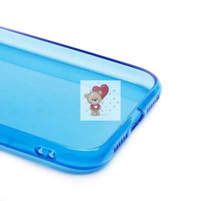Чехол-накладка для Apple iPhone XR (прозрачный/синий) - SC344 Чехол-накладка для Apple iPhone XR (прозрачный/синий) - SC344
