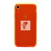 Чехол-накладка для Apple iPhone XR (прозрачный/оранжевый) - SC344