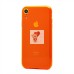 Чехол-накладка для Apple iPhone XR (прозрачный/оранжевый) - SC344