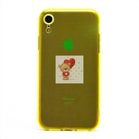 Чехол-накладка для Apple iPhone XR (прозрачный/желтый) - SC344