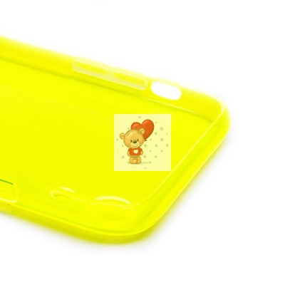 Чехол-накладка для Apple iPhone XR (прозрачный/желтый) - SC344