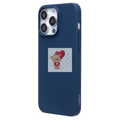 Чехол-накладка для Apple iPhone 15 Pro Max (темно-синий) - SC345 Чехол-накладка для Apple iPhone 15 Pro Max (темно-синий) - SC345