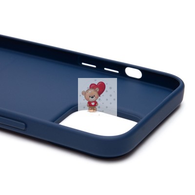 Чехол-накладка для Apple iPhone 15 Pro Max (темно-синий) - SC345 Чехол-накладка для Apple iPhone 15 Pro Max (темно-синий) - SC345