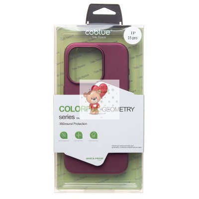 Чехол-накладка для Apple iPhone 15 Pro (бордовый) - SC345 Чехол-накладка для Apple iPhone 15 Pro (бордовый) - SC345