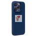 Чехол-накладка для Apple iPhone 15 Pro (темно-синий) - SC345