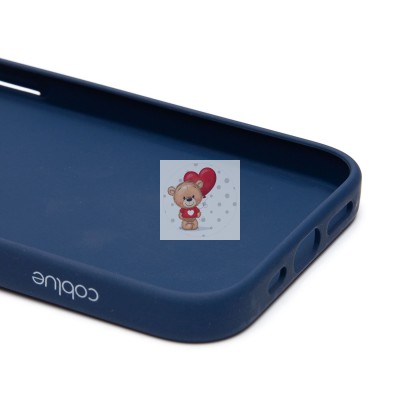 Чехол-накладка для Apple iPhone 15 Pro (темно-синий) - SC345