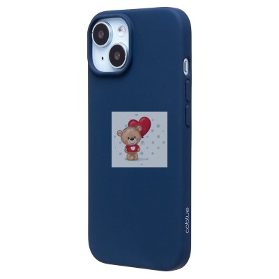 Чехол-накладка для Apple iPhone 15 (темно-синий) - SC345 Чехол-накладка для Apple iPhone 15 (темно-синий) - SC345