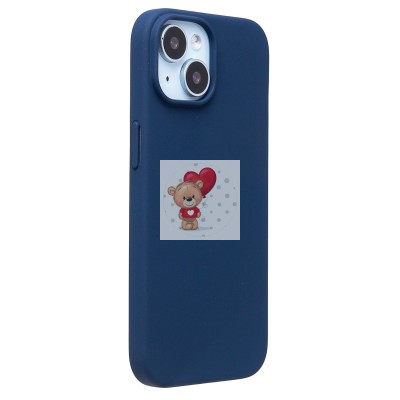 Чехол-накладка для Apple iPhone 15 (темно-синий) - SC345 Чехол-накладка для Apple iPhone 15 (темно-синий) - SC345