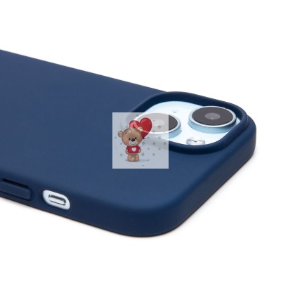 Чехол-накладка для Apple iPhone 15 (темно-синий) - SC345 Чехол-накладка для Apple iPhone 15 (темно-синий) - SC345