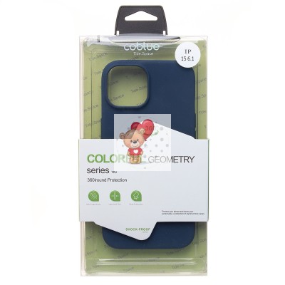 Чехол-накладка для Apple iPhone 15 (темно-синий) - SC345 Чехол-накладка для Apple iPhone 15 (темно-синий) - SC345