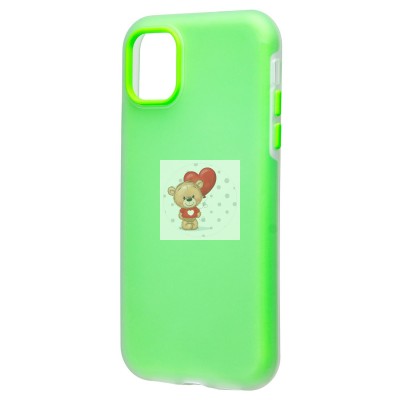 Чехол-накладка для Apple iPhone 11 (зеленый) - SC346