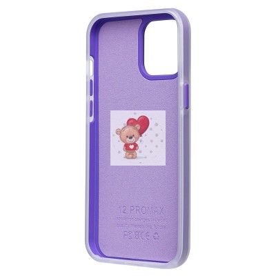 Чехол-накладка для Apple iPhone 12 Pro Max (фиолетовый) - SC346 Чехол-накладка для Apple iPhone 12 Pro Max (фиолетовый) - SC346