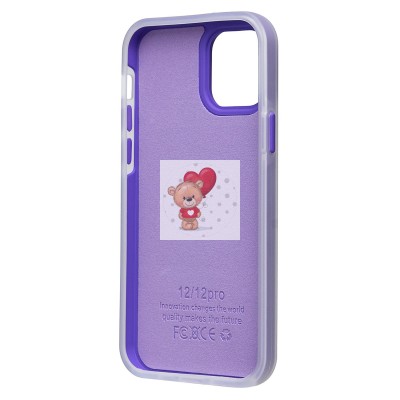 Чехол-накладка для Apple iPhone 12/iPhone 12 Pro (фиолетовый) - SC346 Чехол-накладка для Apple iPhone 12/iPhone 12 Pro (фиолетовый) - SC346