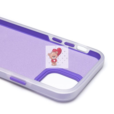 Чехол-накладка для Apple iPhone 12/iPhone 12 Pro (фиолетовый) - SC346 Чехол-накладка для Apple iPhone 12/iPhone 12 Pro (фиолетовый) - SC346