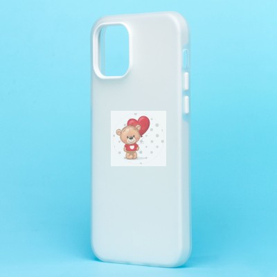 Чехол-накладка для Apple iPhone 12/iPhone 12 Pro (белый) - SC346