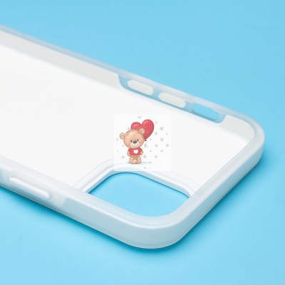 Чехол-накладка для Apple iPhone 12/iPhone 12 Pro (белый) - SC346