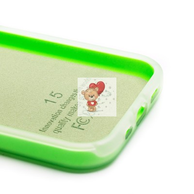 Чехол-накладка для Apple iPhone 15 (зеленый) - SC346