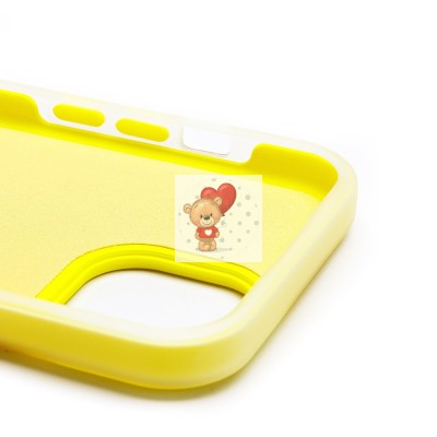 Чехол-накладка для Apple iPhone 15 (желтый) - SC346 Чехол-накладка для Apple iPhone 15 (желтый) - SC346