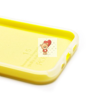 Чехол-накладка для Apple iPhone 15 (желтый) - SC346 Чехол-накладка для Apple iPhone 15 (желтый) - SC346