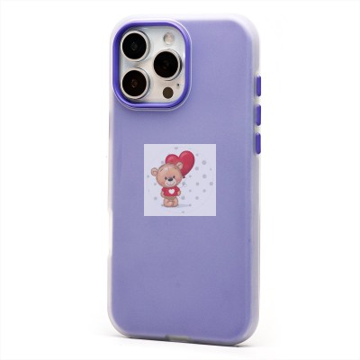 Чехол-накладка для Apple iPhone 16 Pro Max (фиолетовый) - SC346