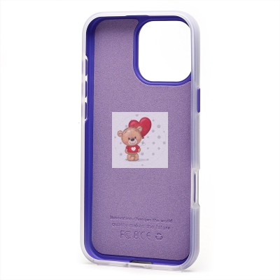 Чехол-накладка для Apple iPhone 16 Pro Max (фиолетовый) - SC346