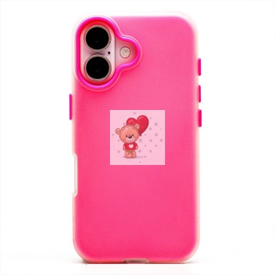 Чехол-накладка для Apple iPhone 16 (розовый) - SC346 Чехол-накладка для Apple iPhone 16 (розовый) - SC346