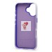 Чехол-накладка для Apple iPhone 16 (фиолетовый) - SC346